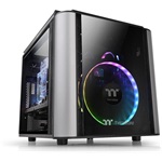 Thermaltake Level 20 VT táp nélküli ablakos MT Mini Tower számítógépház fekete