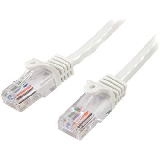 StarTech RJ45 CAT5e UTP -> RJ45 CAT5e UTP M/M adatkábel 0.5m fehér