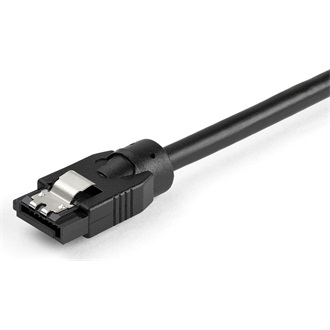 StarTech SATA3 -> SATA3 F/F adatkábel 0.3m fekete kerek