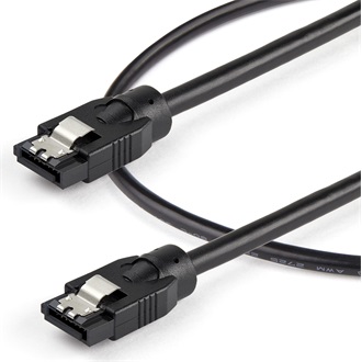 StarTech SATA3 -> SATA3 F/F adatkábel 0.3m fekete kerek