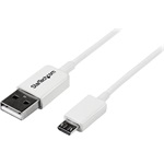 StarTech USB-A 2.0 -> USB-B 2.0 micro M/M adatkábel 0.5m fehér