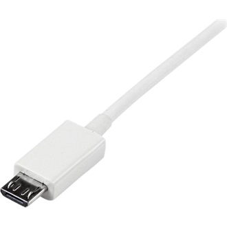 StarTech USB-A 2.0 -> USB-B 2.0 micro M/M adatkábel 0.5m fehér