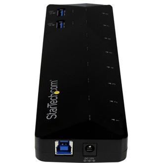 StarTech 8 portos USB3.0 hub fekete