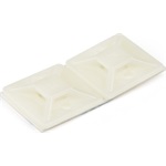 StarTech öntapadó 20x20x4,6mm kábelkötegelő tartó fehér