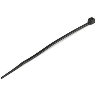 StarTech CBMZT4B 100 PACK 4" CABLE TIES -BLACK NYLON ZIP TIE WRAPS UL TAA kábelkötegelő fekete 100db