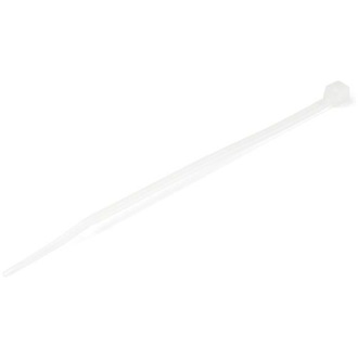 StarTech CBMZT4N 100 PACK 4" CABLE TIES -WHITE NYLON ZIP TIE WRAPS UL TAA kábelkötegelő fehér 100db