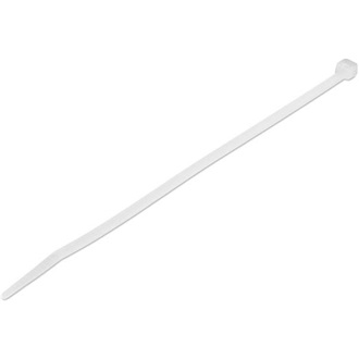 StarTech CBMZT8N 100 PACK 8" CABLE TIES -WHITE NYLON ZIP TIE WRAPS UL TAA kábelkötegelő 100db