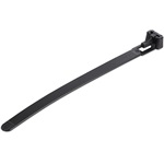 StarTech CBMZTRB5BK 100 PACK OF RESEALABLE ZIP TIE 5 BLACK kábelkötegelő fekete 100db