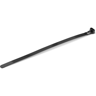 StarTech 100 PK OF RESEALABLE ZIP TIES 8 BLACK