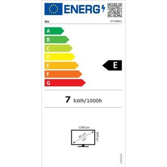 Elo 1064L Industrial-Grade  10.1" touchscreen LED monitor fekete
