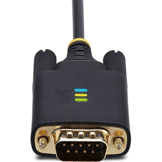 StarTech USB-A 2.0 -> Serial RS-232 DB9 M/M adatkábel 3m fekete