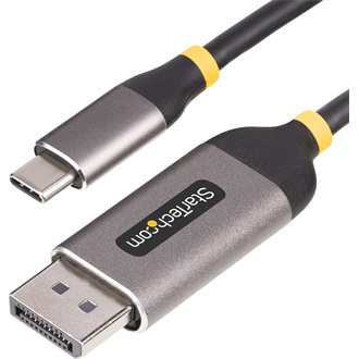 StarTech USB-C / Thunderbolt -> DisplayPort 1.4 M/M video kábel 3m fekete-szürke DP Alt Mode