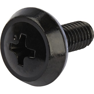StarTech 10-32 RACK SCREWS AND NUTS - 50 PACK - BLACK