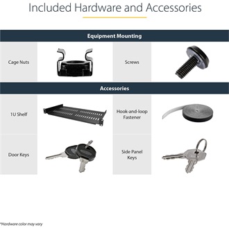 StarTech 12U SERVER RACK ENCLOSURE HINGE - WALL MOUNT NETWORK RACK