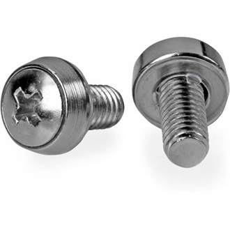 StarTech CABSCRWS1224 Nickel-plated 12-24 Server Rack Screw Pack csavarkészlet 50db