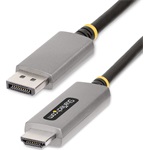 StarTech DisplayPort 1.4 -> HDMI 2.1 M/M aktív video kábel 2m fekete-szürke