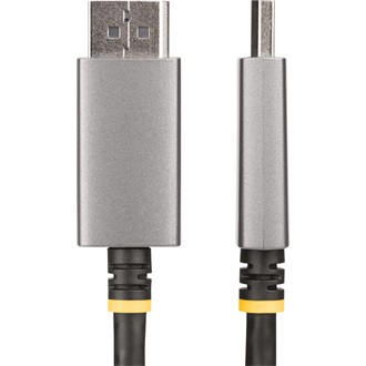 StarTech DisplayPort 1.4 -> HDMI 2.1 M/M aktív video kábel 2m fekete-szürke