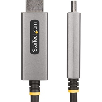 StarTech DisplayPort 1.4 -> HDMI 2.1 M/M aktív video kábel 2m fekete-szürke