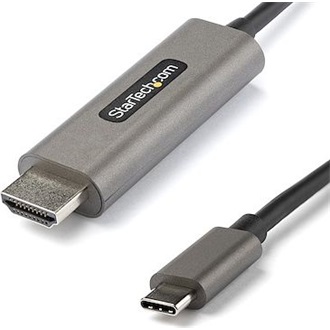 StarTech USB-C / Thunderbolt -> HDMI 2.0 M/M video kábel 6m fekete DP 1.4 Alt Mode