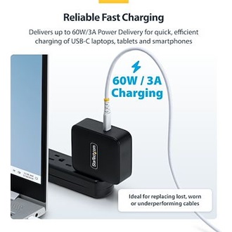 StarTech USB-C -> USB-C M/M adatkábel 0.15m fehér