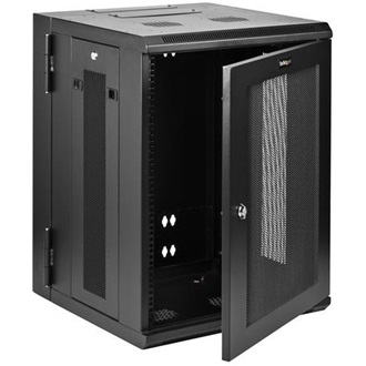 StarTech 19" fali rack szekrény fekete