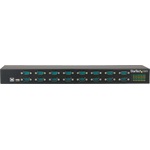 StarTech USB-to-Serial 16-portos hub fekete