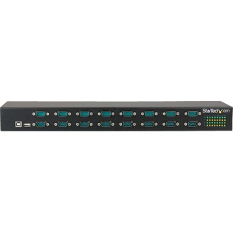 StarTech USB-to-Serial 16-portos hub fekete
