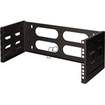 19" Wall Mount Bracket 4 U, black