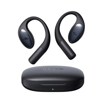 1MORE FIT OPEN Bluetooth fülhallgató SZTEREO v5.3, fülre akasztható + töltőtok, FEKETE
