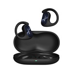 1MORE FIT SE OPEN Bluetooth fülhallgató SZTEREO v5.3, fülre akasztható + töltőtok, FEKETE