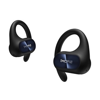 1MORE FIT SE OPEN Bluetooth fülhallgató SZTEREO v5.3, fülre akasztható + töltőtok, FEKETE