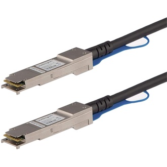 StarTech QSFP+ -> QSFP+ M/M adatkábel Direct Attach (DAC) 1m fekete 40Gbps
