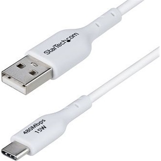 StarTech USB-C -> USB-A 2.0 M/M adatkábel 1m fehér