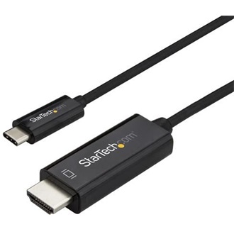 StarTech USB-C -> HDMI 2.0 M/M video kábel 1m fekete