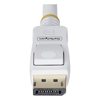 StarTech DisplayPort 1.2 -> DisplayPort 1.2 M/M video kábel 1.8m fehér