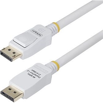 StarTech DisplayPort 1.2 -> DisplayPort 1.2 M/M video kábel 1.8m fehér
