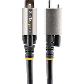 StarTech USB-C 3.2 Gen2 -> USB-C 3.2 Gen2 M/M adatkábel 0.5m fekete 100W, DP Alt Mode
