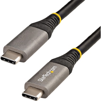 StarTech USB-C 3.2 Gen2 -> USB-C 3.2 Gen2 M/M adatkábel 0.5m fekete