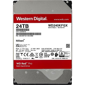 Western Digital Red Pro 24TB 7200rpm 512MB SATA3 3,5" HDD