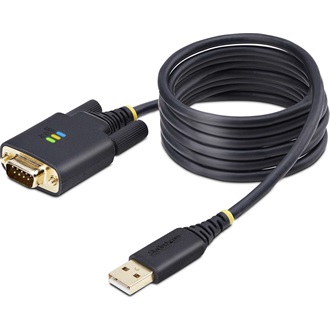StarTech USB-A 2.0 -> Serial RS-232 DB9 M/M adatkábel 2m fekete