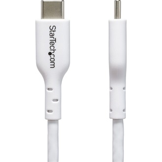 2M WHITE USB-C CHARGING CABLE 60W POWER DELIVERY M/M TYPE-C