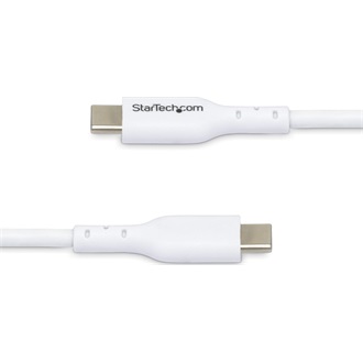 2M WHITE USB-C CHARGING CABLE 60W POWER DELIVERY M/M TYPE-C