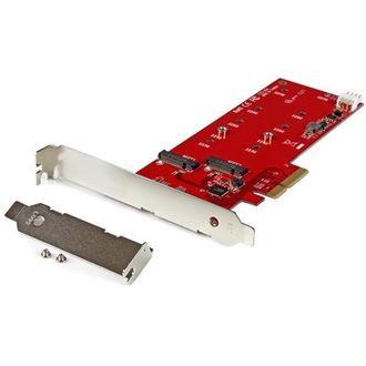StarTech 2X M.2 SSD CONTROLLER - PCIE                                  IN