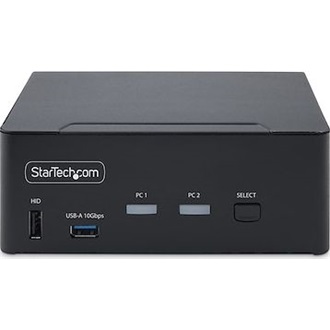 StarTech 2-PORT DP 1.4 KVM SWITCH - DUAL-MONITOR DISPLAYPORT KVM