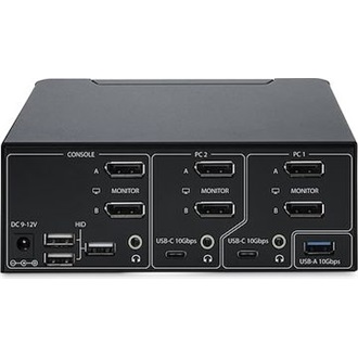 StarTech 2-PORT DP 1.4 KVM SWITCH - DUAL-MONITOR DISPLAYPORT KVM