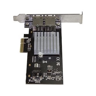 StarTech X550AT 10Gb/s PCIe x4 Dual RJ45 hálózati adapter low profile