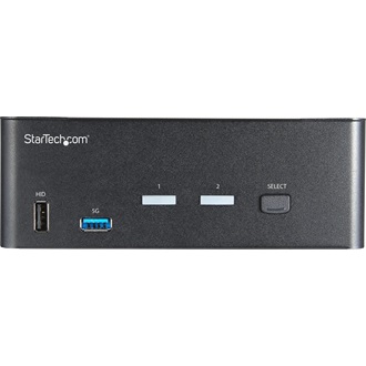 StarTech 2 Port Dual Monitor HDMI KVM Switch - 4K 60Hz Ultra HD HDR