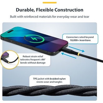StarTech USB-C -> USB-C M/M adatkábel 0.3m fekete