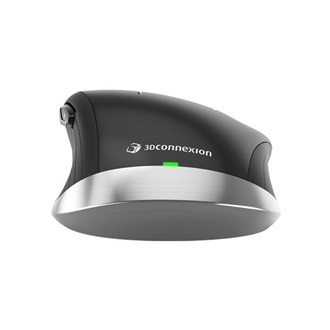 3Dconnexion CadMouse Compact Wireless optikai USB / Bluetooth / vezeték nélküli egér fekete-ezüst