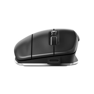 3Dconnexion CadMouse Compact Wireless optikai USB / Bluetooth / vezeték nélküli egér fekete-ezüst